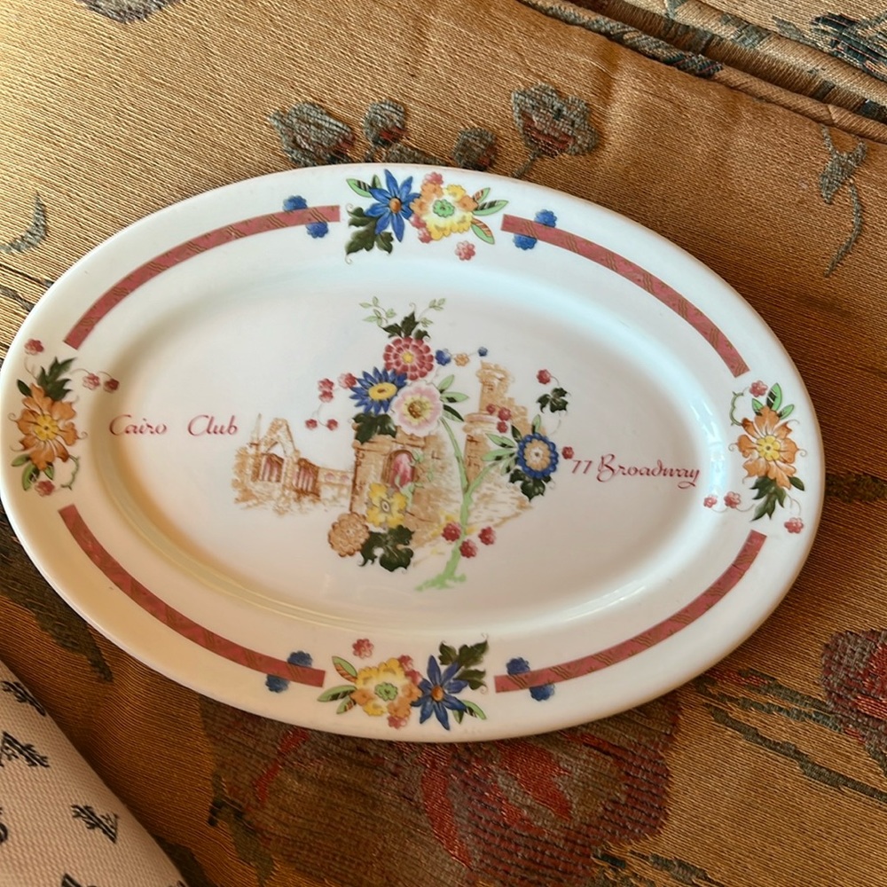 Vintage Syracuse China Old Abby Oval Platter